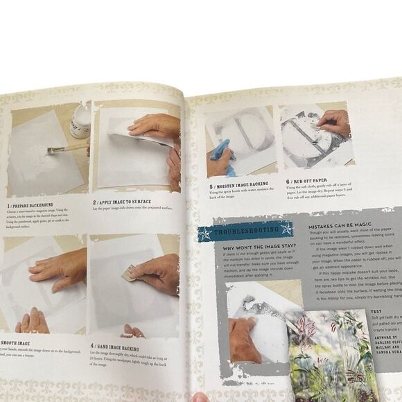 IMAGE Transfer Workshop Mixed Media Techniques Book - Picture 3 of 16